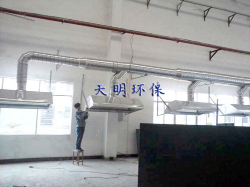 有机废气处理,催化燃烧,废气处理 室内风管
