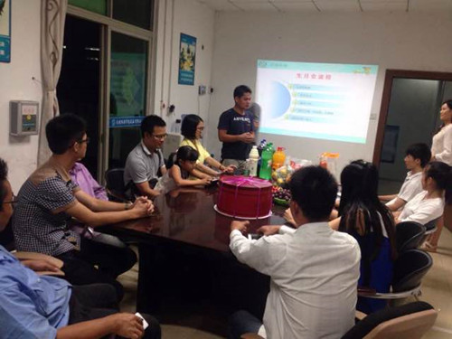 废气处理设备厂家10月员工生日会