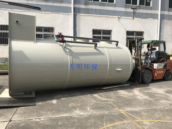 江门某环保公司酸碱废气塔净化设备发货图